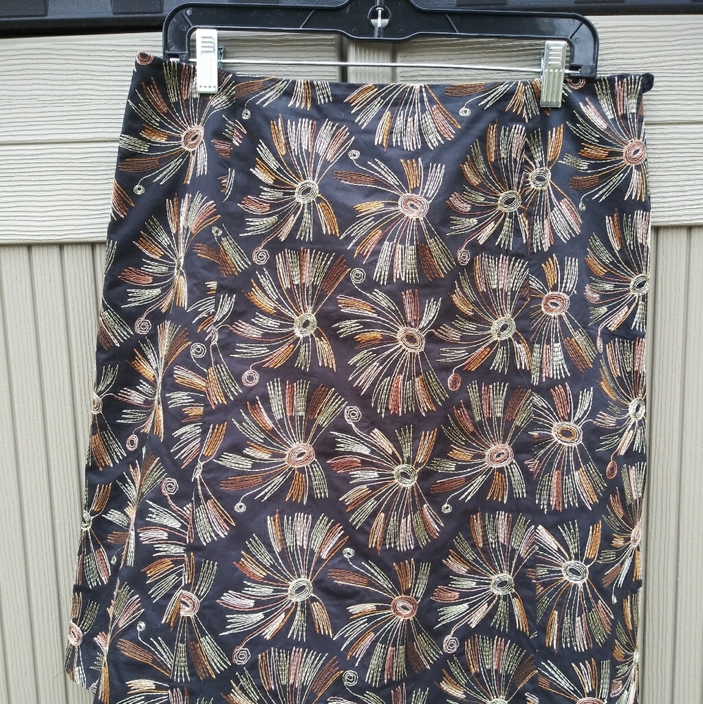 Talbots - Petites Decorative A-line Skirt